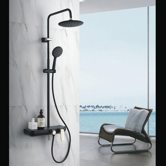 Bộ sen cây nóng lạnh Luxury Shower ZT8020-Black