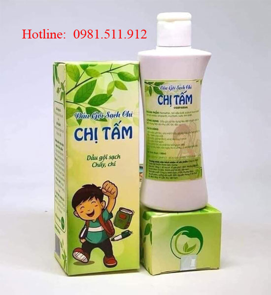 Dầu gội trị chí, chấy Chị Tấm Thanh Mộc Hương